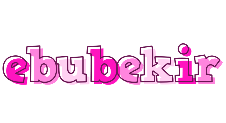 Ebubekir hello logo