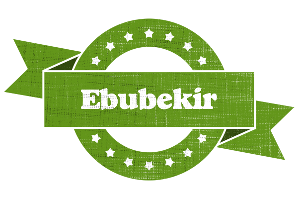 Ebubekir natural logo