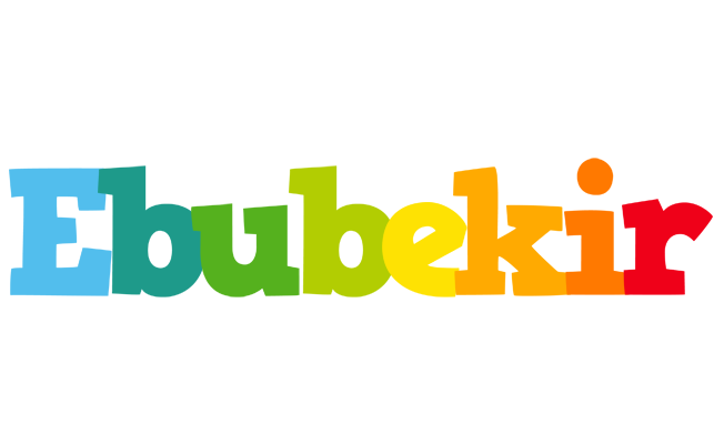Ebubekir rainbows logo