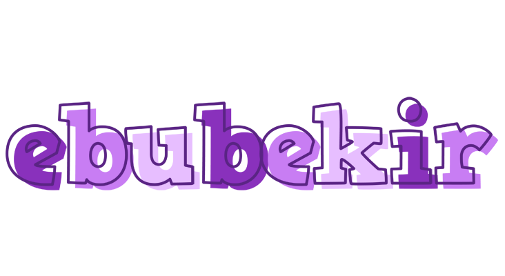 Ebubekir sensual logo