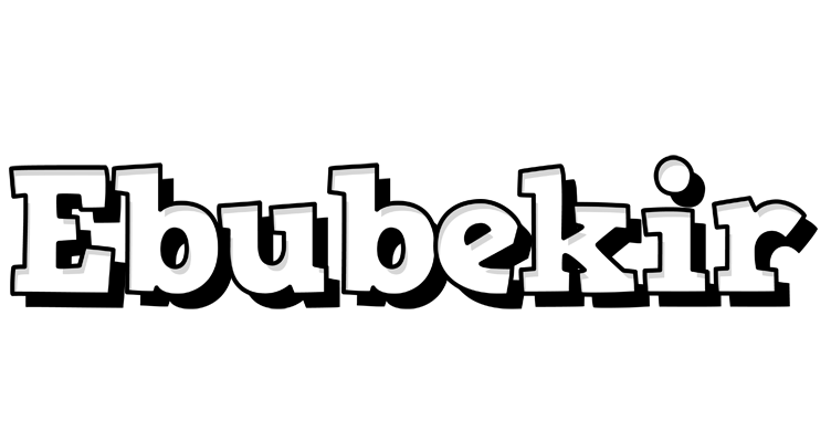 Ebubekir snowing logo