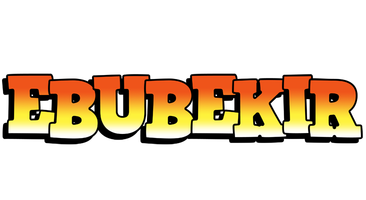 Ebubekir sunset logo