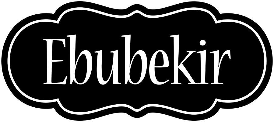 Ebubekir welcome logo