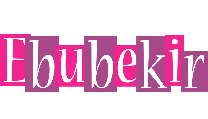 Ebubekir whine logo
