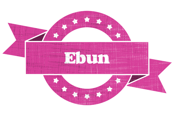 Ebun beauty logo