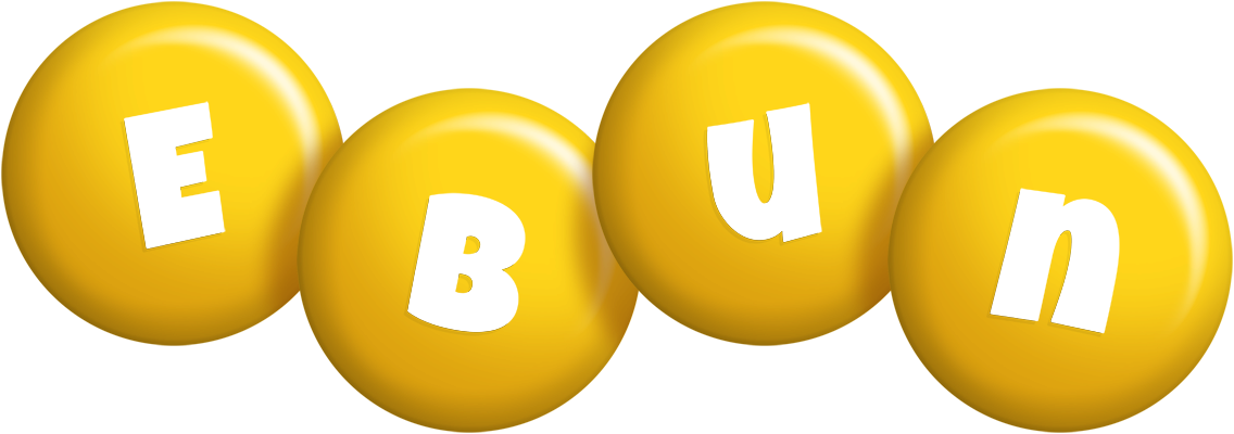 Ebun candy-yellow logo