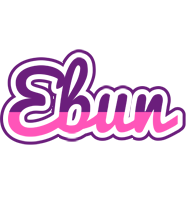 Ebun cheerful logo