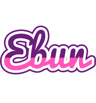 Ebun cheerful logo