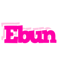 Ebun dancing logo