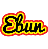 Ebun flaming logo