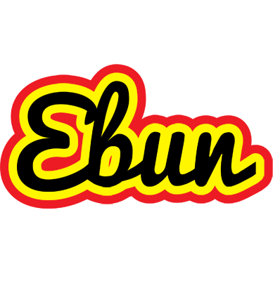 Ebun flaming logo