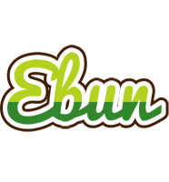 Ebun golfing logo