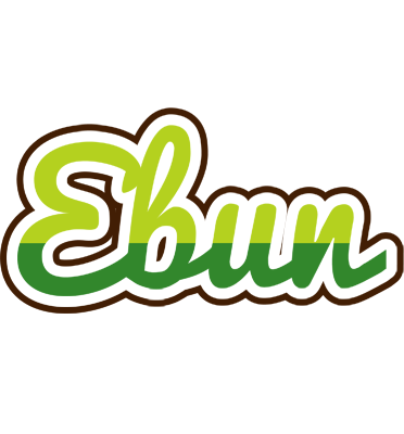 Ebun golfing logo