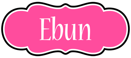 Ebun invitation logo