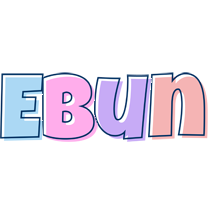 Ebun pastel logo