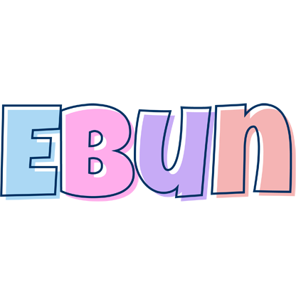 Ebun pastel logo