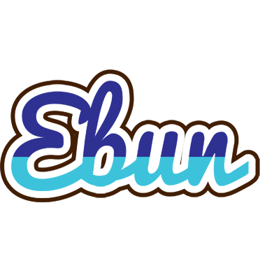 Ebun raining logo