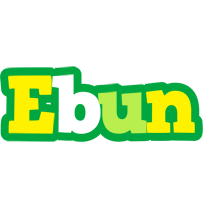 Ebun soccer logo