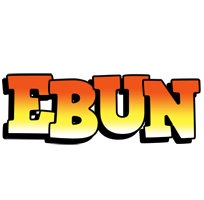 Ebun sunset logo