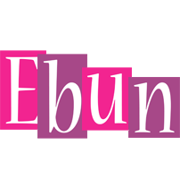 Ebun whine logo