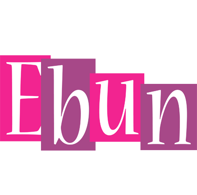 Ebun whine logo
