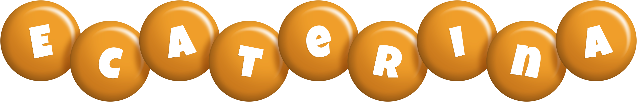 Ecaterina candy-orange logo