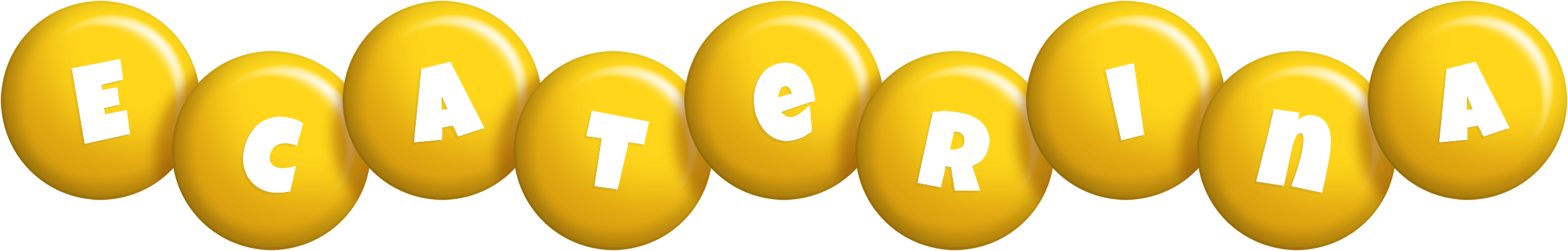 Ecaterina candy-yellow logo