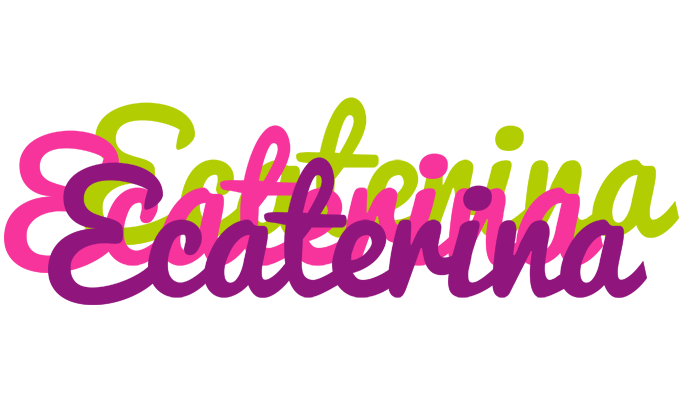 Ecaterina flowers logo