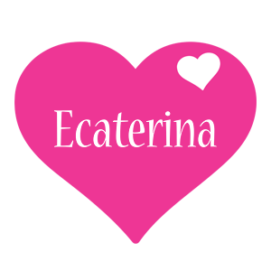 Ecaterina love-heart logo