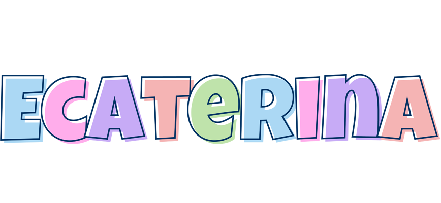 Ecaterina pastel logo
