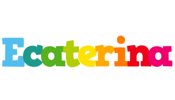 Ecaterina rainbows logo