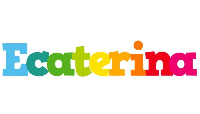 Ecaterina rainbows logo