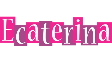 Ecaterina whine logo