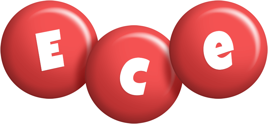Ece candy-red logo