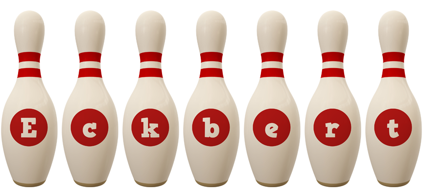Eckbert bowling-pin logo