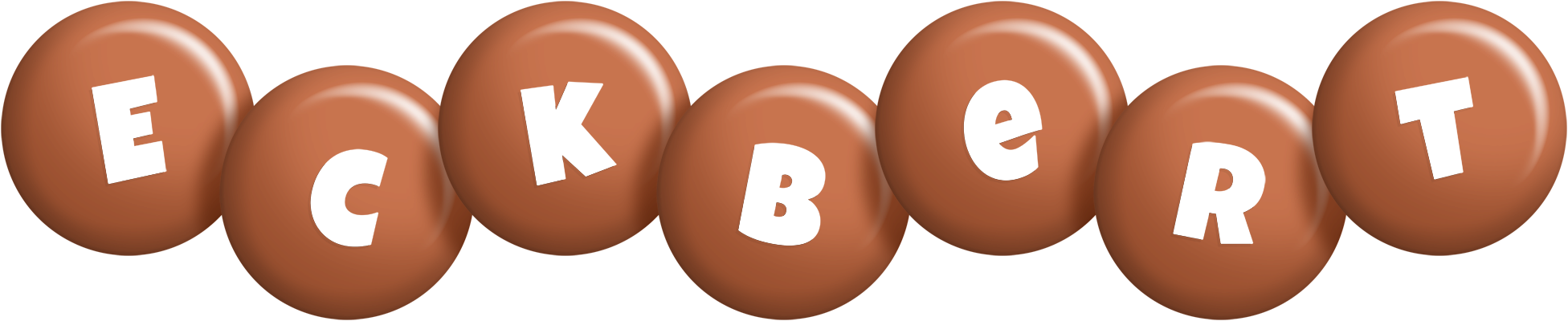 Eckbert candy-brown logo