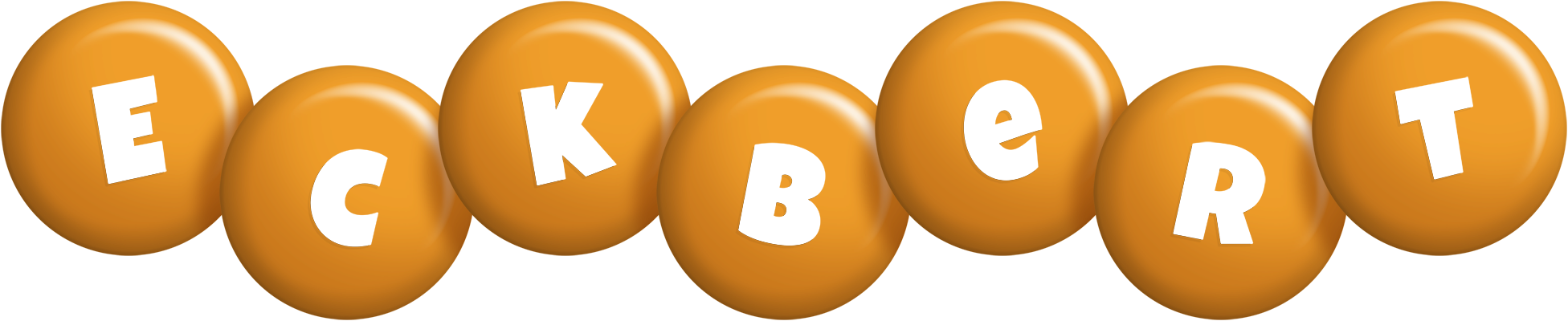 Eckbert candy-orange logo