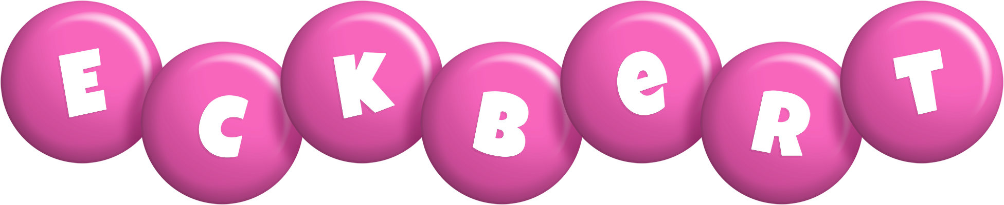 Eckbert candy-pink logo