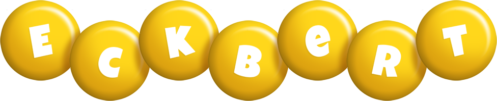 Eckbert candy-yellow logo