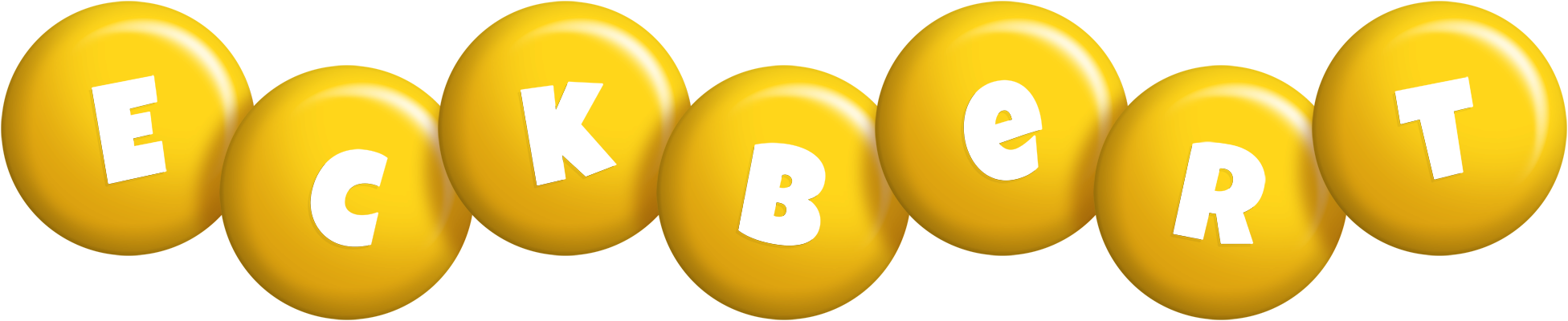 Eckbert candy-yellow logo