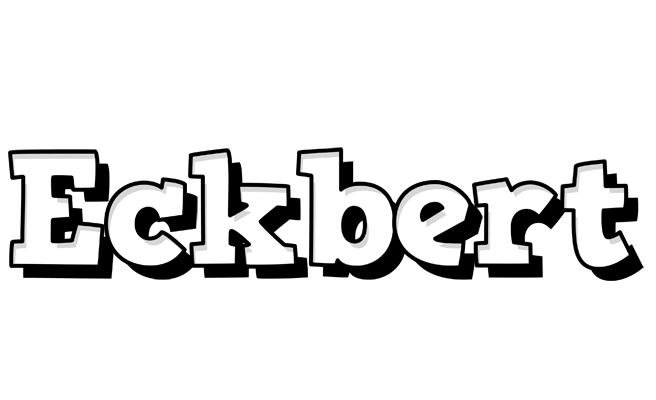 Eckbert snowing logo