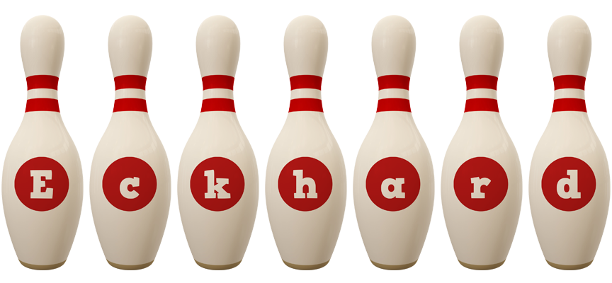 Eckhard bowling-pin logo