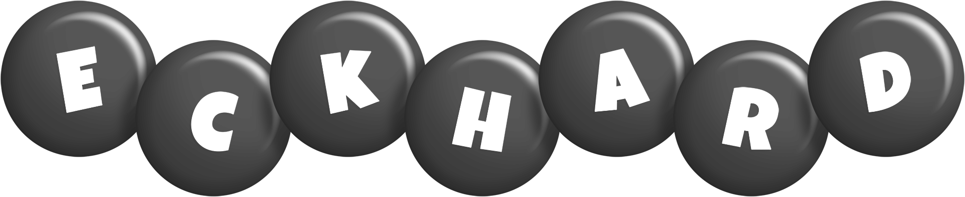 Eckhard candy-black logo