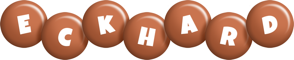 Eckhard candy-brown logo