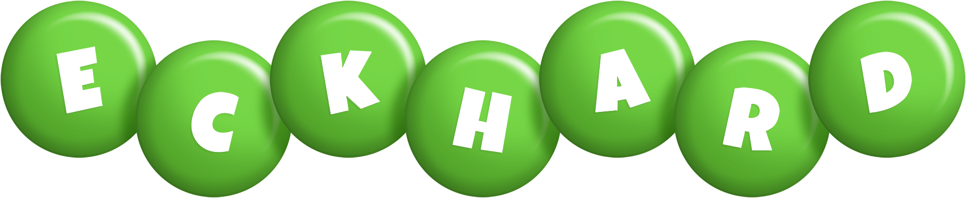 Eckhard candy-green logo