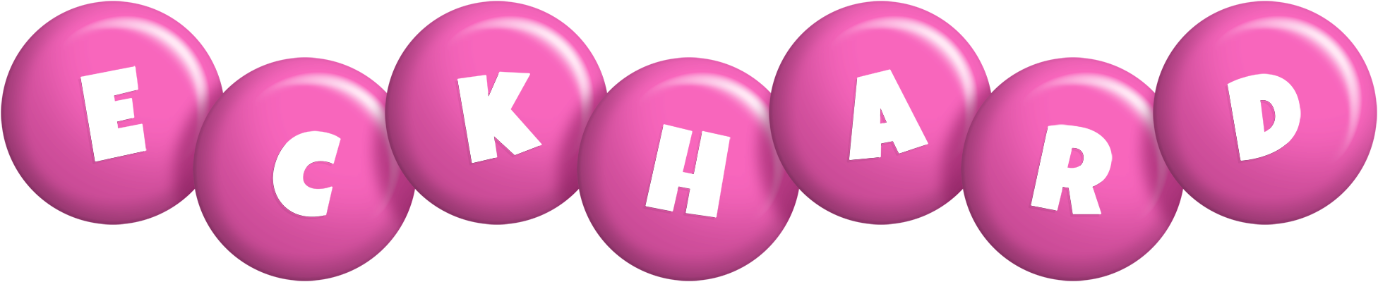 Eckhard candy-pink logo
