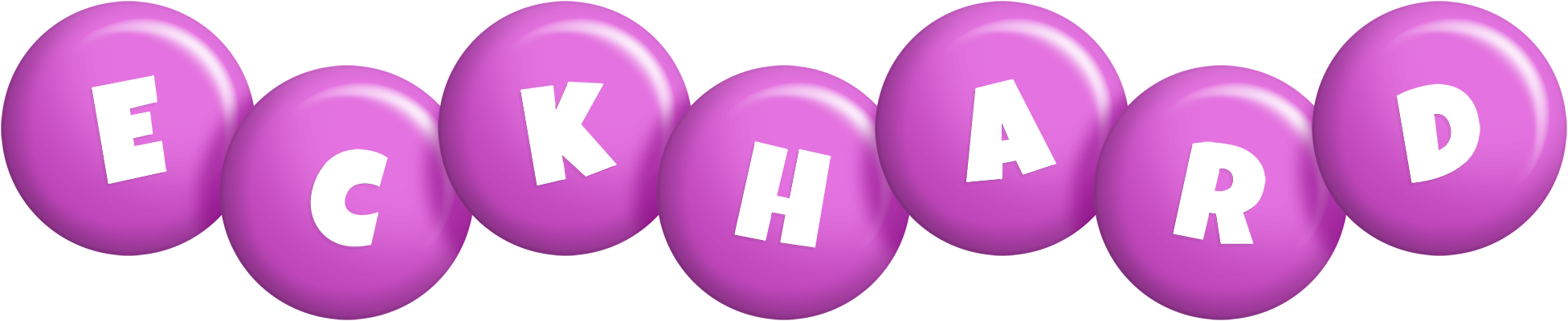 Eckhard candy-purple logo
