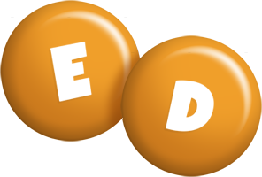 Ed candy-orange logo