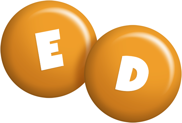 Ed candy-orange logo