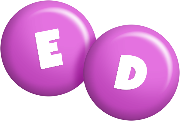 Ed candy-purple logo